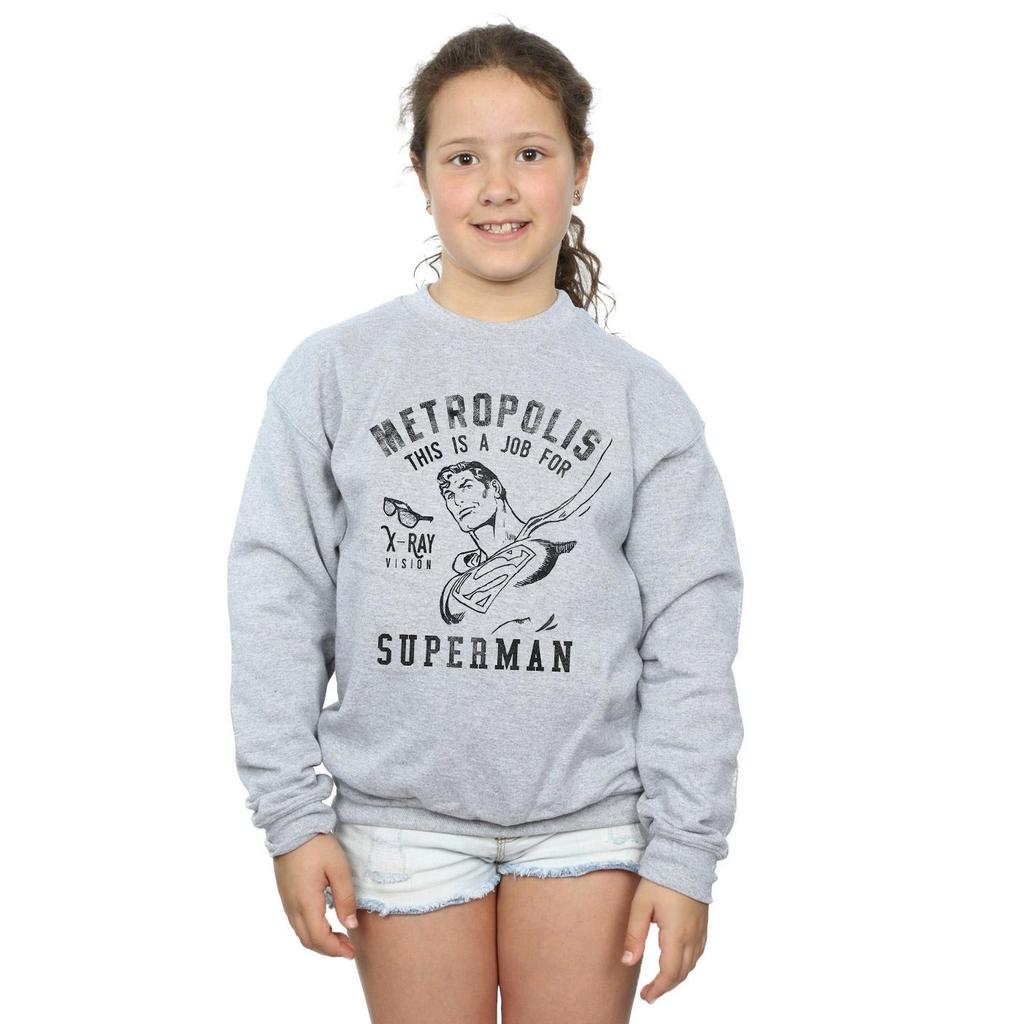 DC Comics Girls Superman X-Ray Sweatshirt
