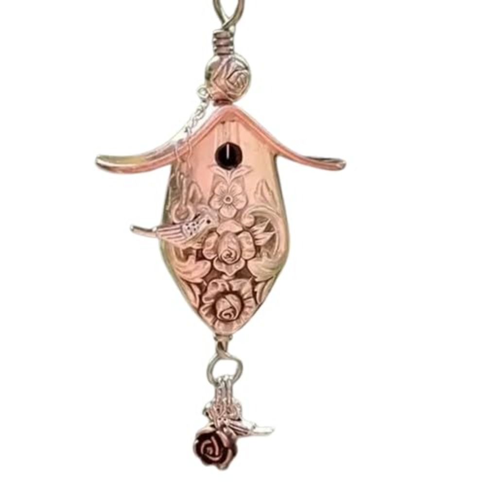 Handmade Birdhouse Necklace Vintage Charm Necklace 3D Birdhouse Pendant  Jewelry Accessories