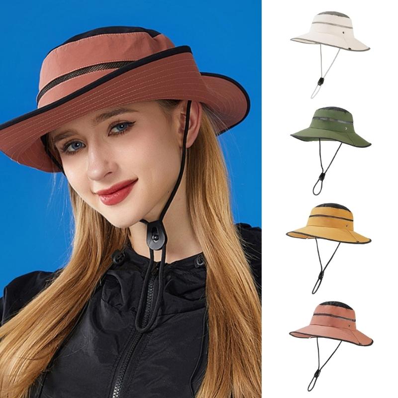 UV Protective Hat for Women Man Sunproof Hat Summer Outdoor Fisherman Hat Adult Breathable Outdoor Camping Hiking Hat