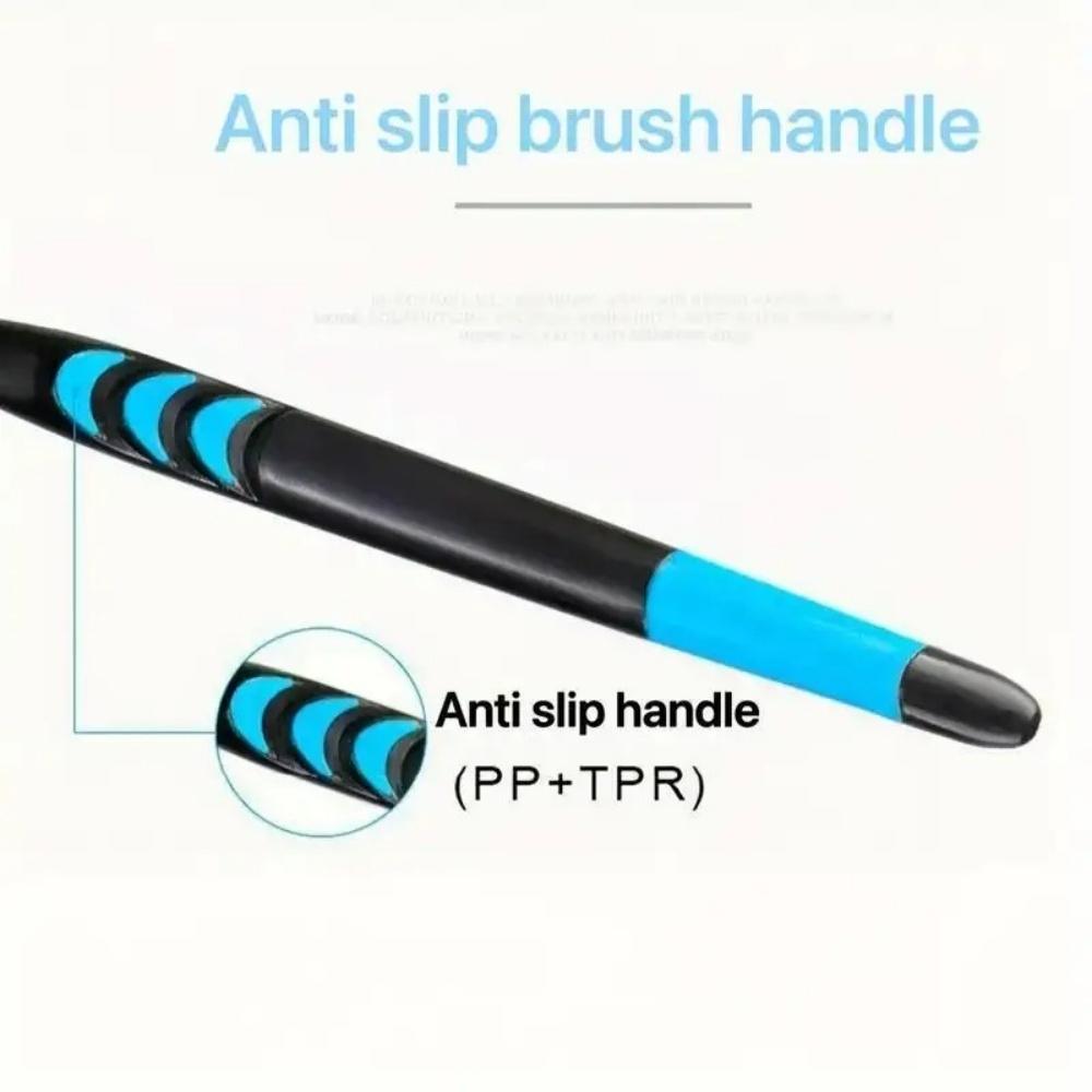 10Pcs Family Packed Deep Cleaning Soft Bristle Bamboo Charcoal Black Hair Ultra-Fine Toothbrush Oral Cleaning Beauty Health Tool