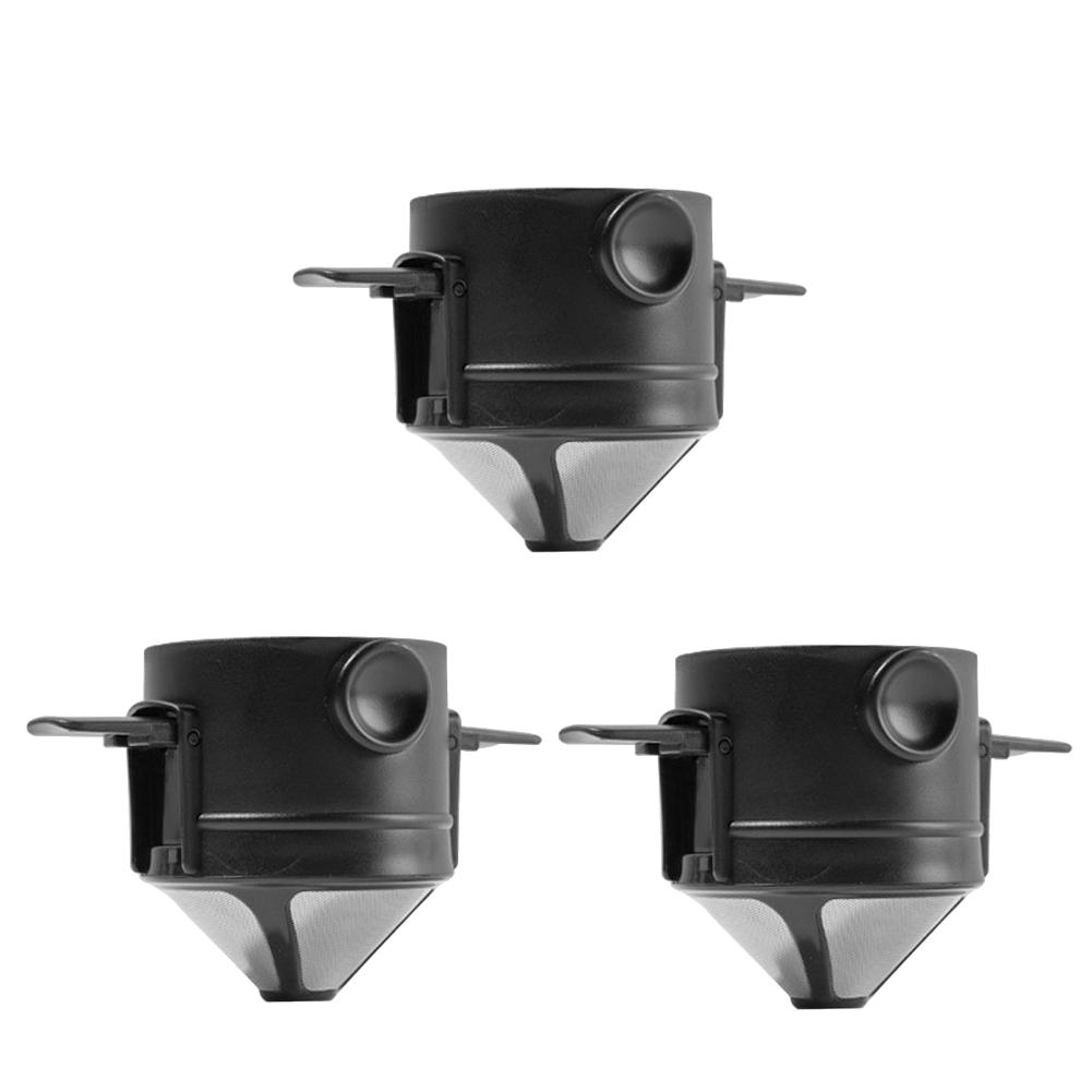 Foldable Coffee Filter Portable Pour Over Coffee Maker Stainless Steel Reusable Coffee Funnel Dripper Paperless Pour Over Holder