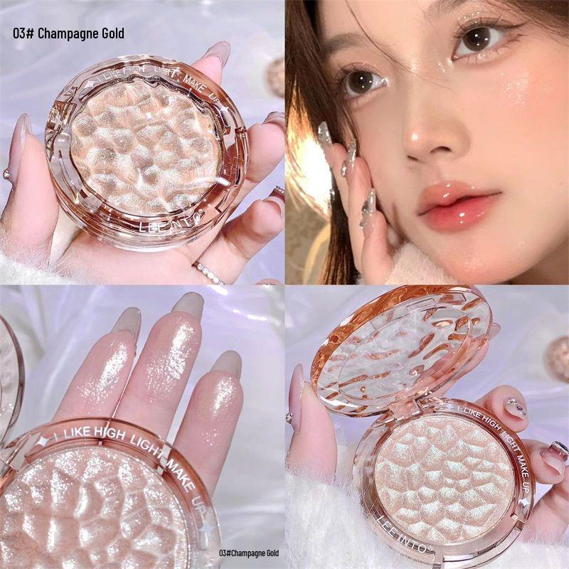 LEEINTO Kristall-Schimmer Langanhaltender Highlighter und jugendlicher Rouge