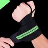 Men's Weightlifting Wrist Strap with Buckle - Anti-slip Sports Brace for Fitness and Badminton