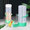 Anti-Spill Bird Automatic Drinker Plastic Parrots Feeder Waterer Sturdy Bird Cups Bottle Lovebirds
