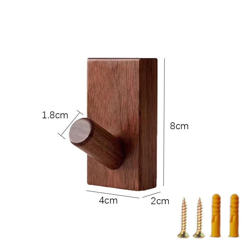 Supply Creative Wooden Hooks, Nordic Minimalist Creativity, Japanese Style Wooden Hooks, Retro Wall Hooks, Clothing Hooks, And Hat Hooks