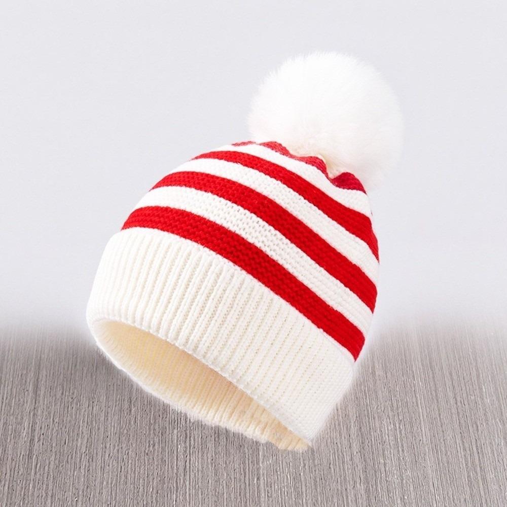 Warm Infant Beanie Cap Woolen Ear Protection Winter Baby Hat Cute Kids Pullover Hats New Year