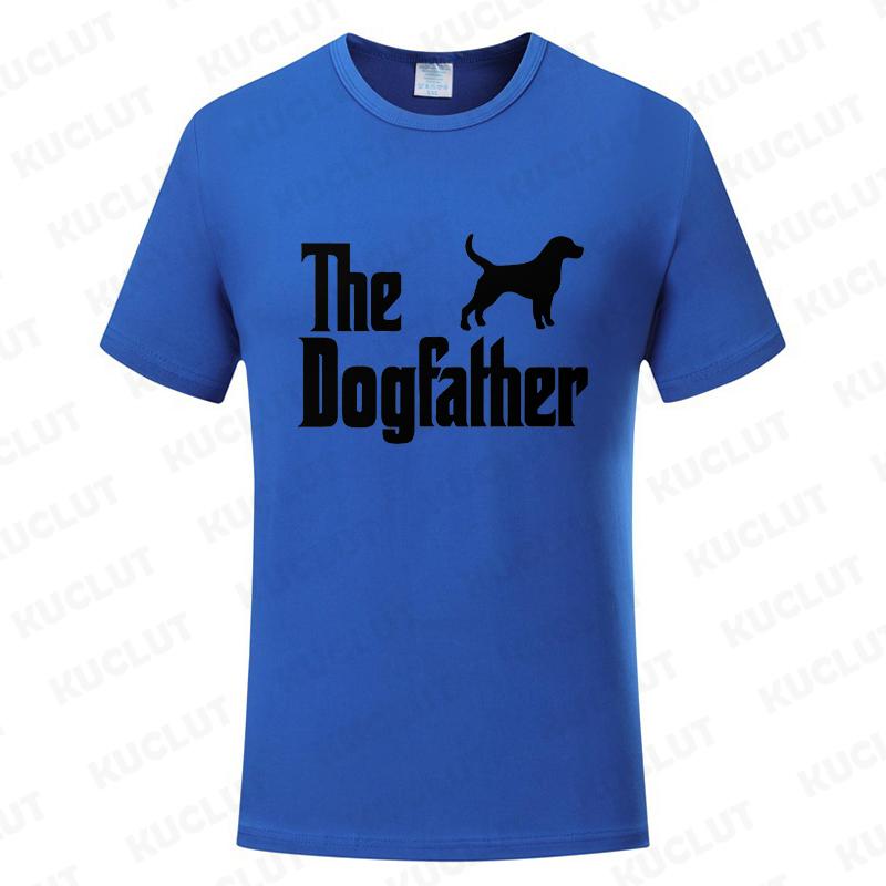 

Футболки с забавным дизайном The Dog Father для мужчин, папа, ко Дню отца, футболки с коротким рукавом, одежда, рубашки для любителей собак и домашних животных, топы для папы 4XL
