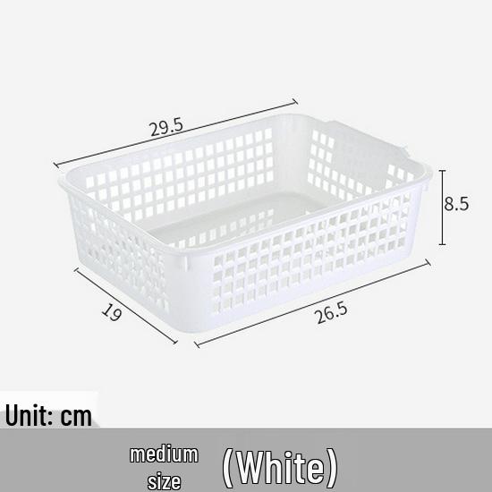 Plastic Desktop Organizer Basket for Home and Bathroom