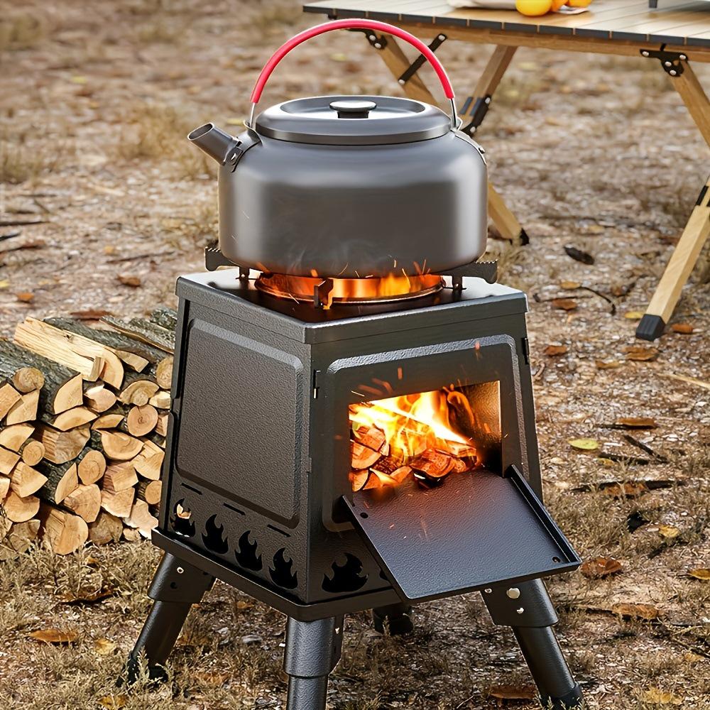 Folding Portable Camping Stove for Boiling, Tea, Picnic & BBQ