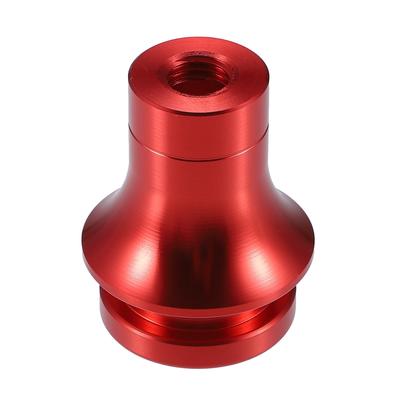 A ABSOPRO Car Gear Shift Knob Adapter M10x1.25 Shifter Boot Retainer Universal Manual Transmission Car Durable Aluminum Alloy Red