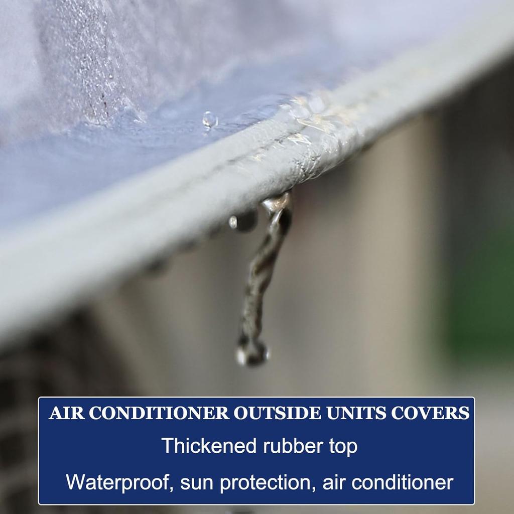 Kryt jednotky klimatizácie so sieťkou, Vonkajšia ochrana okienkej klimatizácie, Štít proti dažďu a snehu pre mini split tepelné čerpadlo/kondenzátor/kompresor