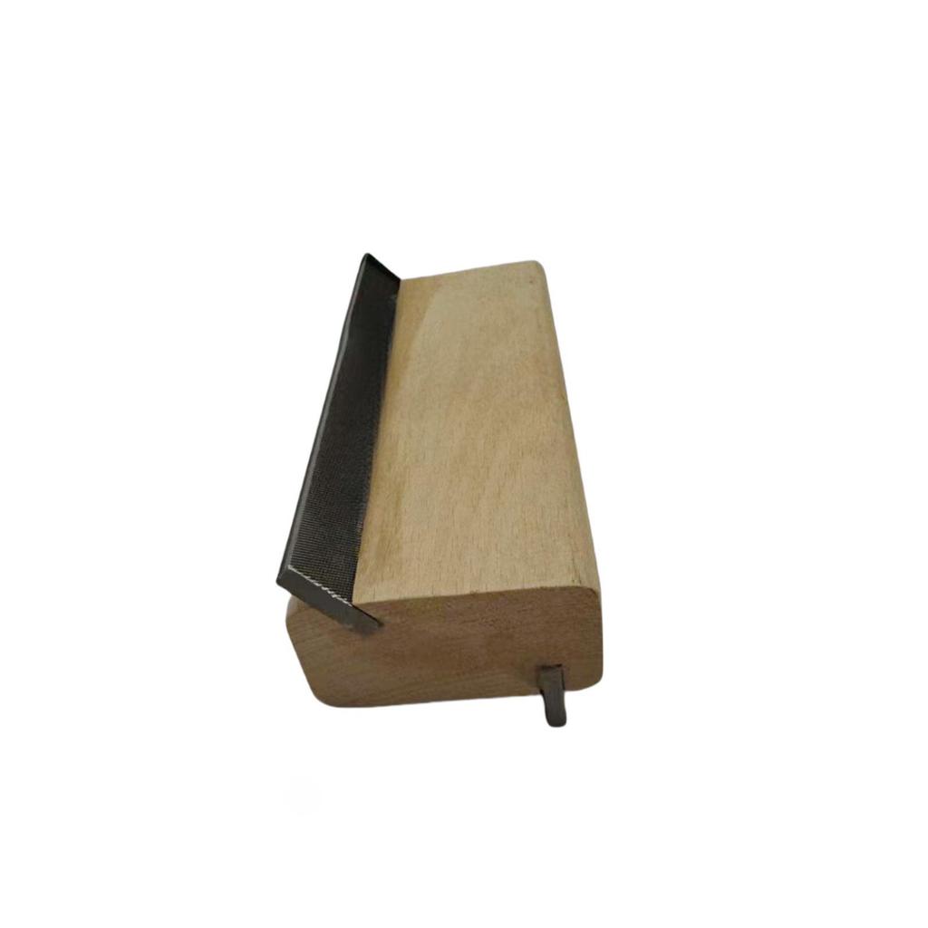 Dual-Angle Guitar Fret Beveling File - 2-in-1 Beech Wood Tool with 35° & 90° Angles