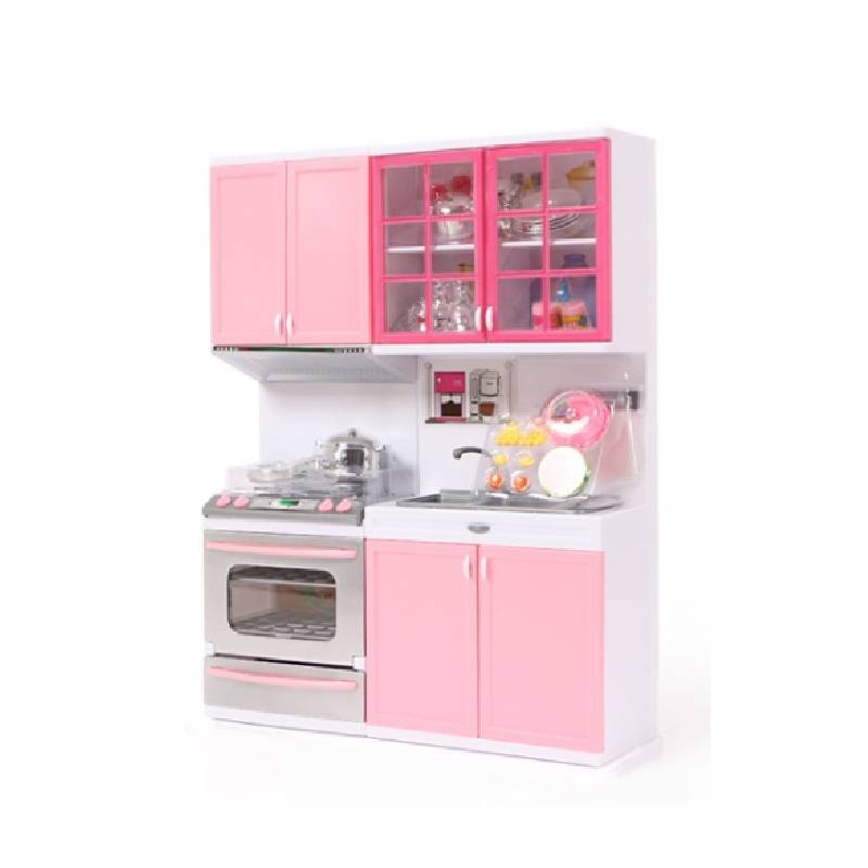 

Childrens Pink Kitchen Play Set With Sound Features For Imaginative Girl Toys рожевий
