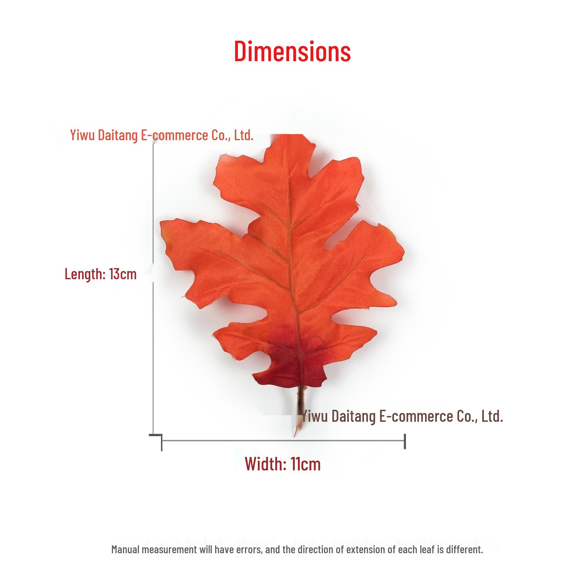 

Silk Maple & Oak Leaves - Autumn Colors, Christmas DIY Craft Wreath Materials