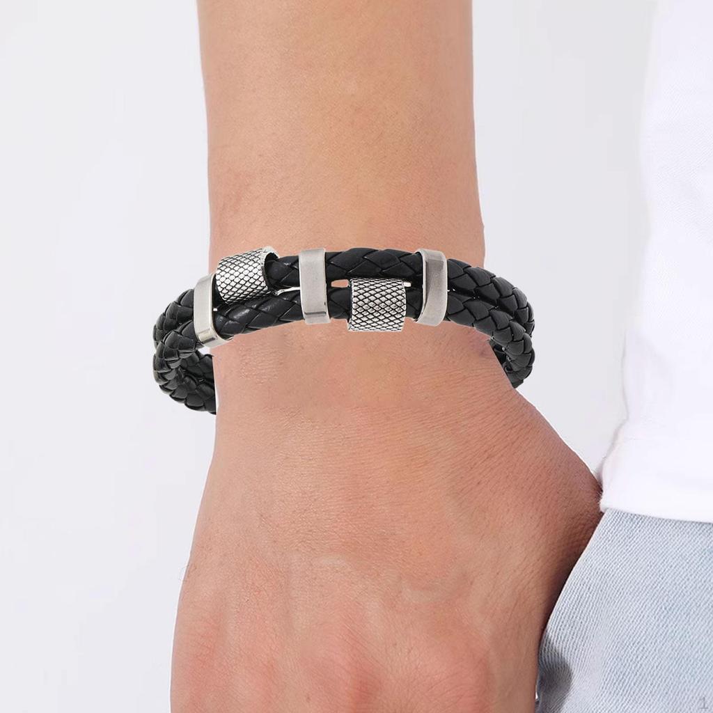 Braided Bracelet Trendy Birthday Gift Men Women Wristband Cuff Wrap