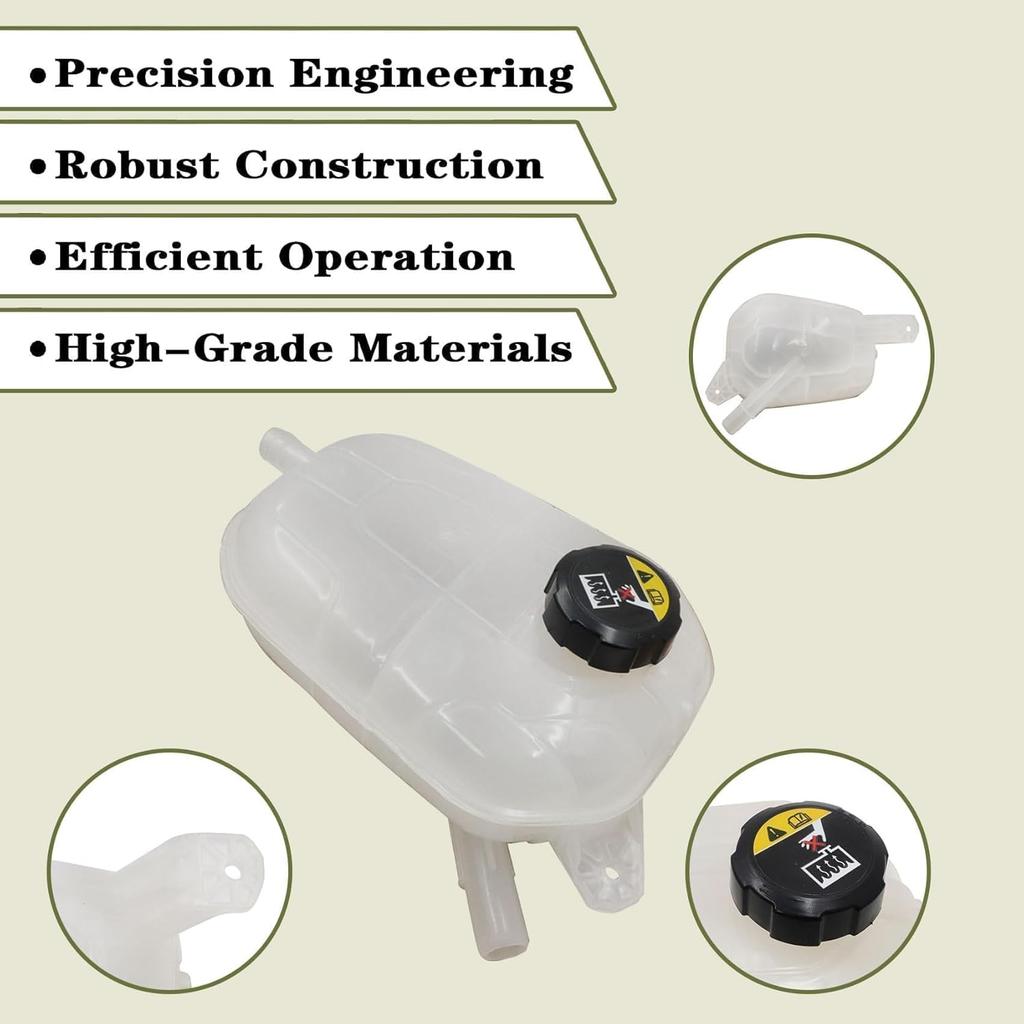 Priprilod Coolant Radiator Reservoir Tank Compatible With Hyundai Sonata 2020-2023 Compatible With Kia K5 2021-2023# 25430-L1500 25430L1500