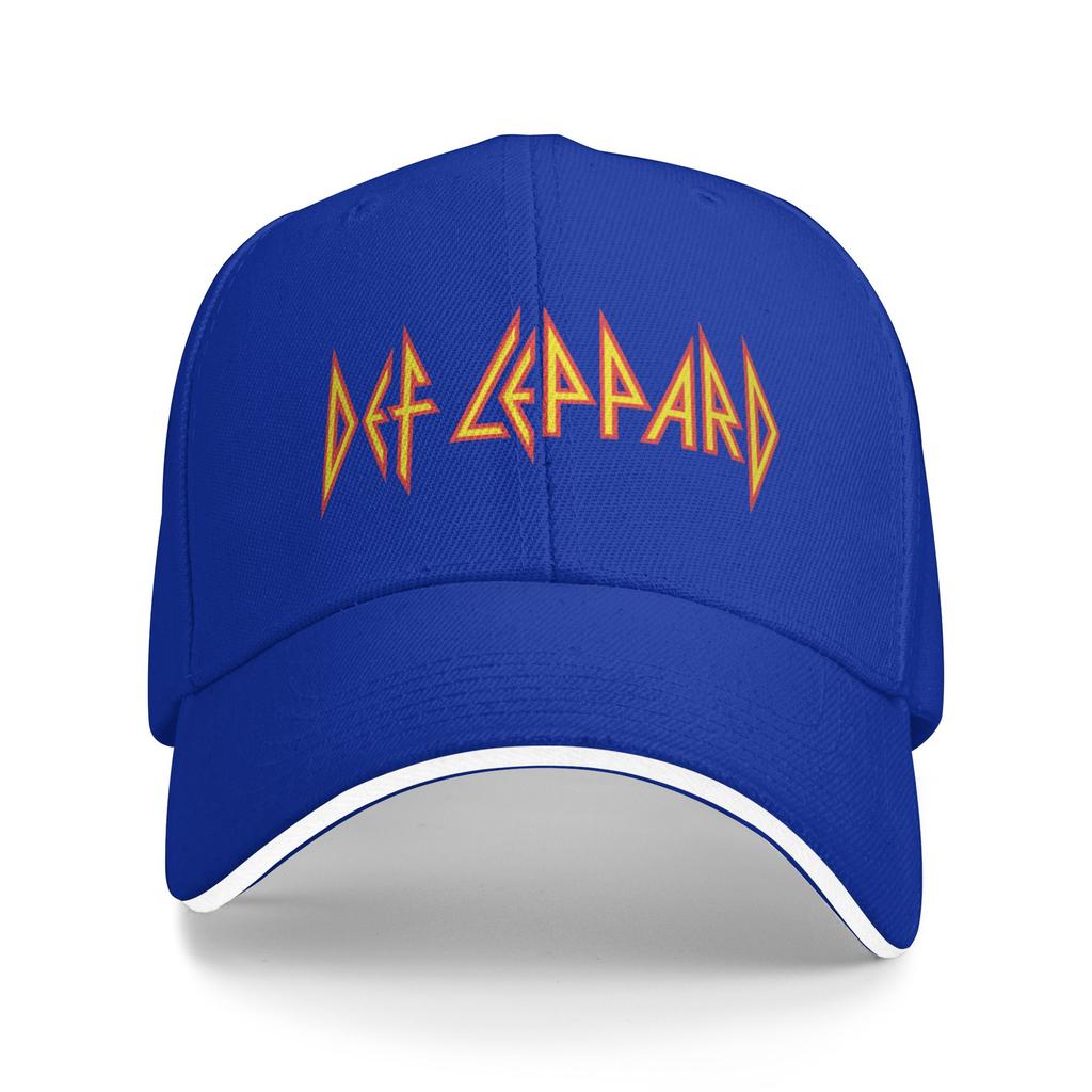 Def Leppard Hysteria Tour 88 Baseballová čepice Dámská Pánská Potisk Hip Hop Čepice Letní Móda Tenisová Skate Nastavitelná Baseballová Čepice