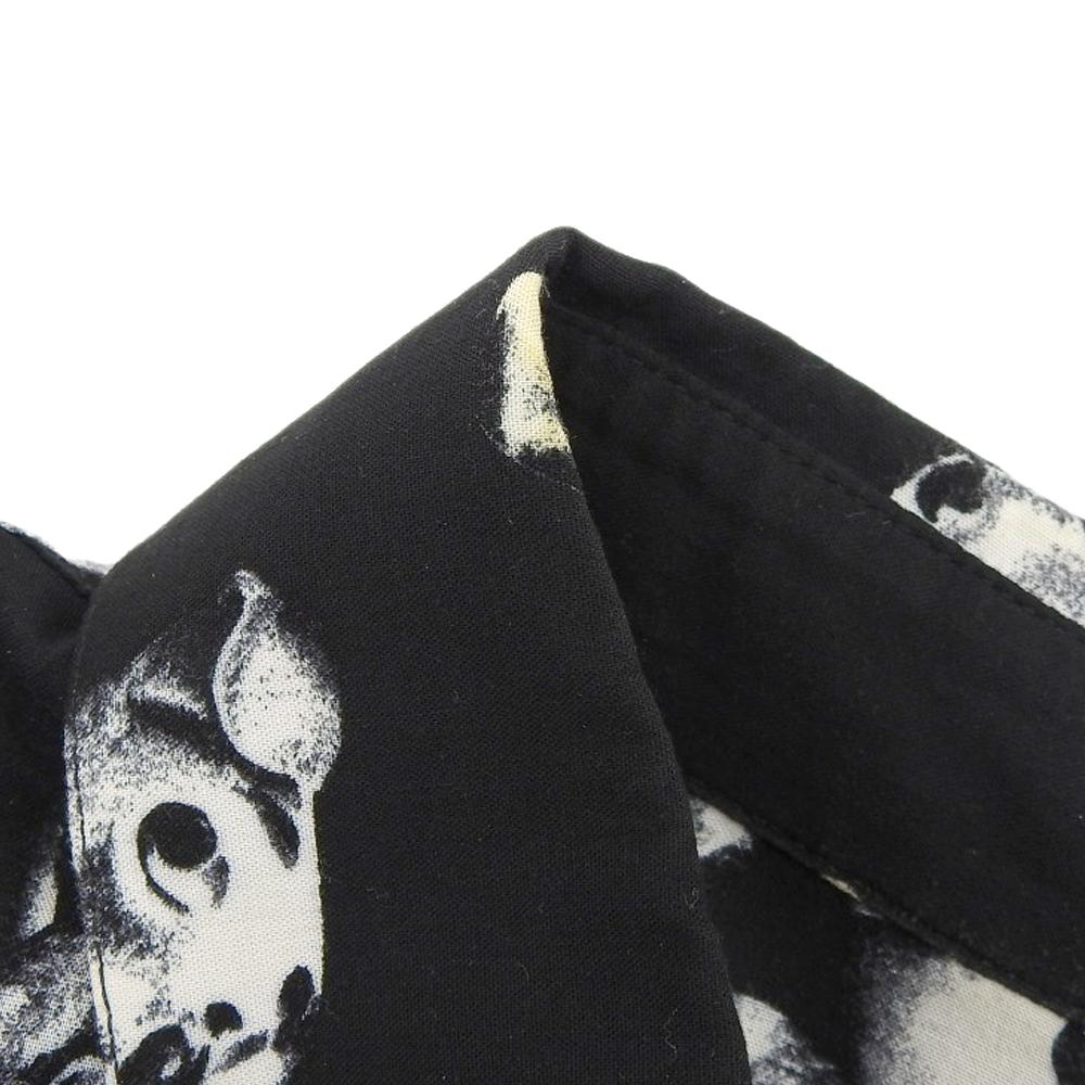 Celine Men's All-Over Print Dog Shirt, Black/White, Size 38, 2C717307Q Tops 38 Black WhiteUsed