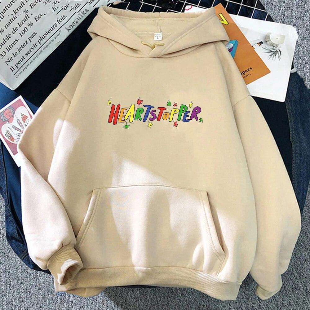 Heartstopper Duha Mikiny Jaro/Podzim Dámské Estetické Oblečení Nick/Charlie Unisex Mikina Grafická Mikina Harajuku Sudadera Unisex
