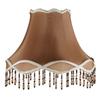 European Style Lampshade Home Decor Retro Light Lamp Cover European Vintage High-End Cloth Art Bead Lace Lampshade