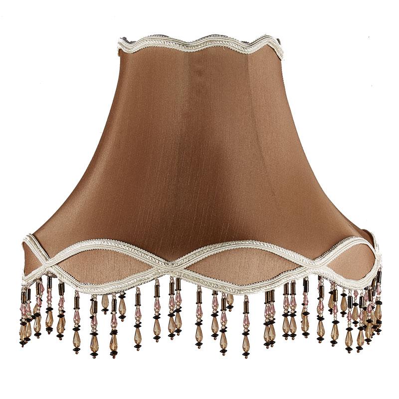 European Style Lampshade Home Decor Retro Light Lamp Cover European Vintage High-End Cloth Art Bead Lace Lampshade