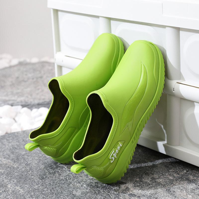 Scarpe antiscivolo e resistenti all'usura a taglio basso da lavoro per la pioggia da uomo