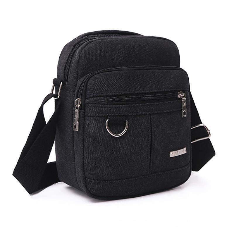 Men Shoulder Crossbody Bag Canvas Handbag Messenger Bag Casual Travel Bag