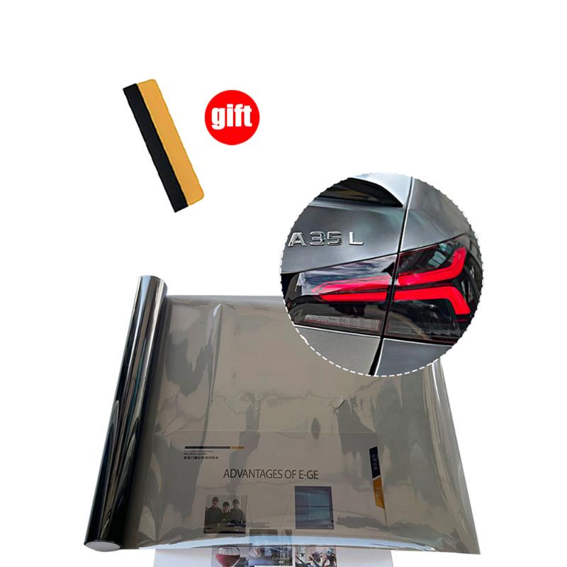 Film Protettivo per Fari e Fanali Posteriori Auto, Pellicola Vinilica Oscurante, Foglio Adesivo per Lampade Auto, Fumè Opaco che Cambia Colore, Adesivi Nebbiogeni Posteriori