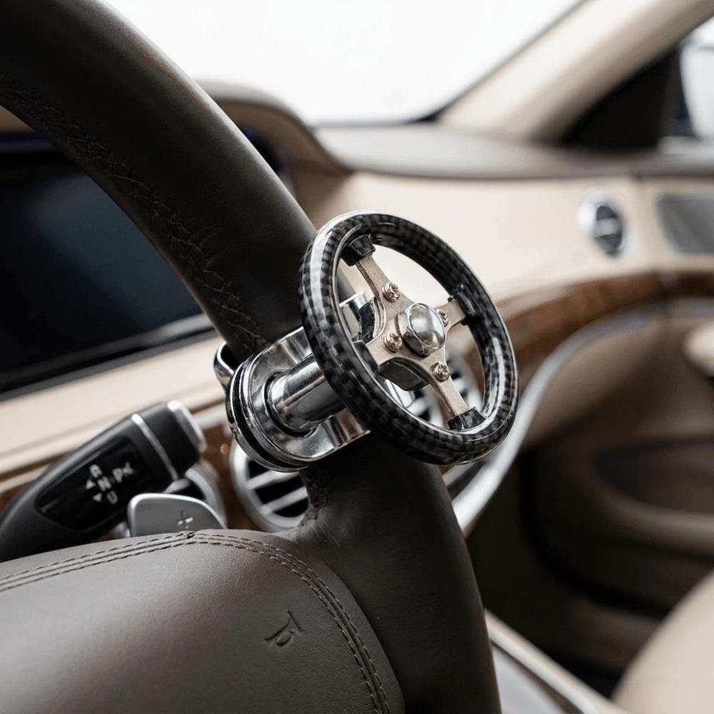 Stainless Steel One Hand Driving Knob Wear Resistant Power Steering Knob Vehicle Interior