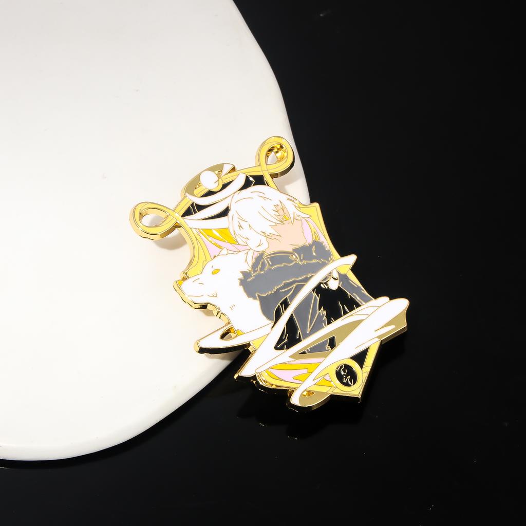Anime To Your Eternity Enamel Brooches Maggie Character Fumetsu No Anata Pins Cosplay Props For Men Women Backpack Jewelry Gift