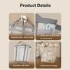 1 Nylon Mesh Laundry Basket with Handle, Breathable, Foldable, Clothes Storage Bag, Large Capacity Storage Bag