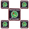 10pcs Wholesale Netherland Carnival Oeteldonk Emblem Patch Embroidered Patches For Clothes Iron On Patches For Clothing Sew 