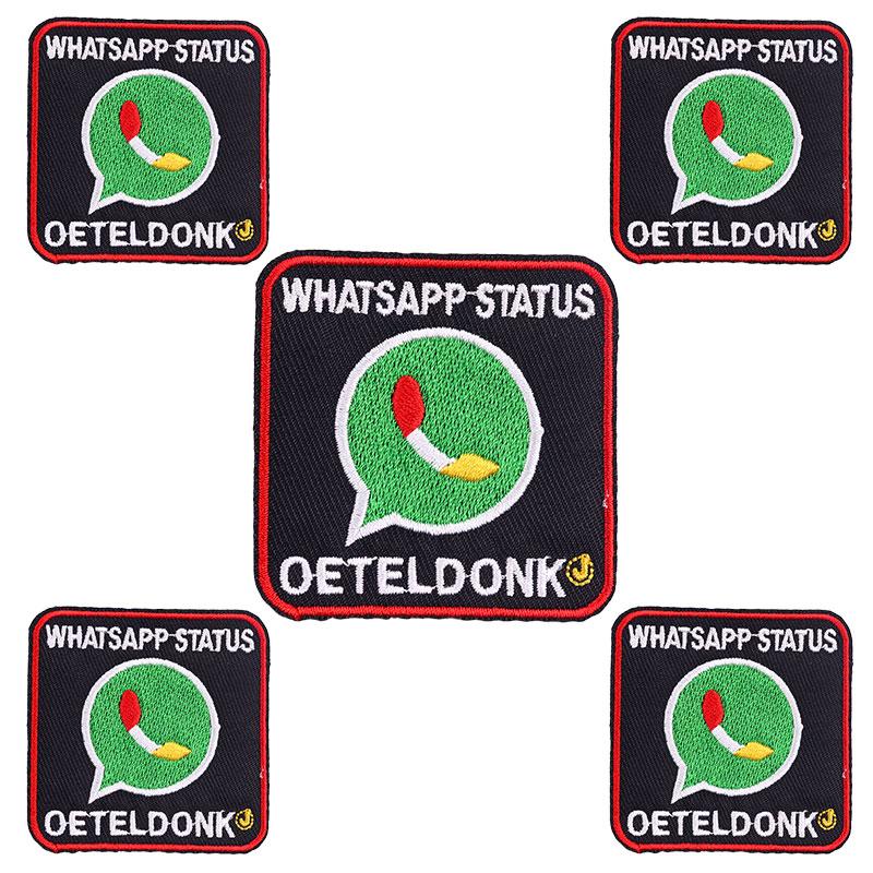 10pcs Wholesale Netherland Carnival Oeteldonk Emblem Patch Embroidered Patches For Clothes Iron On Patches For Clothing Sew 