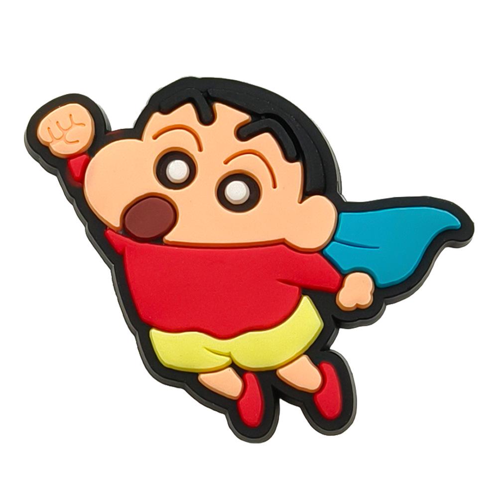 20 Crayon Shin-chan Croc Charms: Shoe Flowers & DIY PVC Rubber Buckles