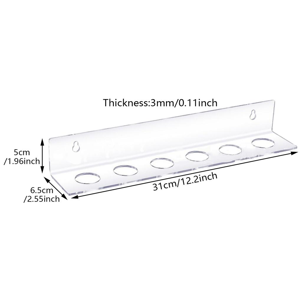 Acrylic Wall Mount Golf Ball Display Case Acrylic Display for Golf and Table Tennis Balls Wall Mount Display Holder
