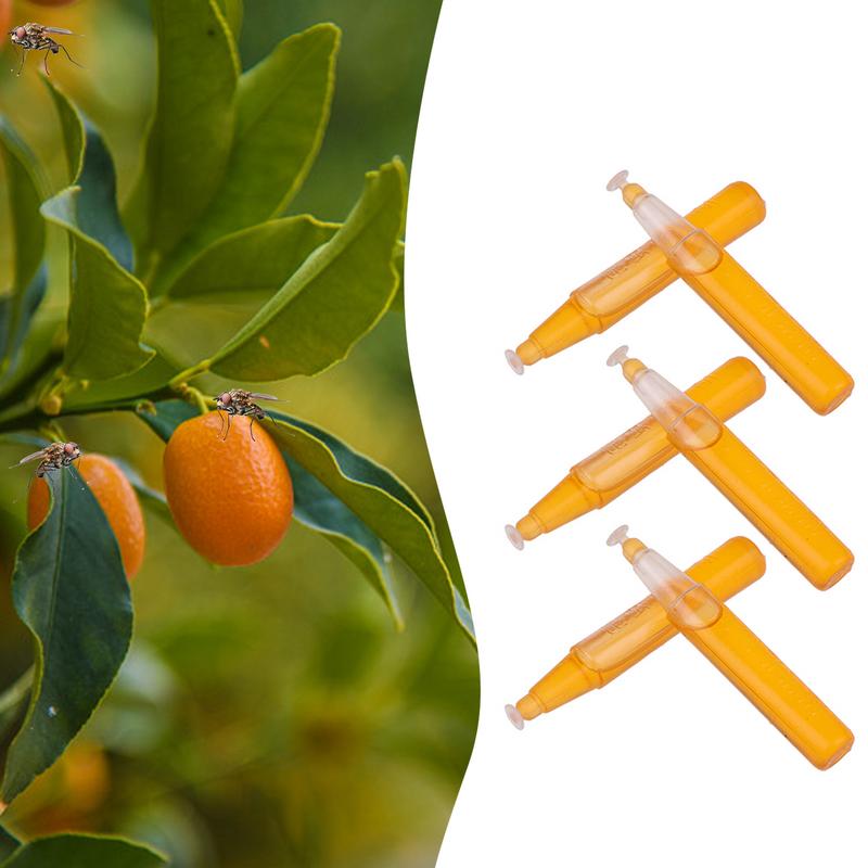 10Pcs Fruit Fly Attractant Liquid Fruit Fly Killer Outdoors Drosophila Attractant For Gardens Backyards Greenhouses Nurseries