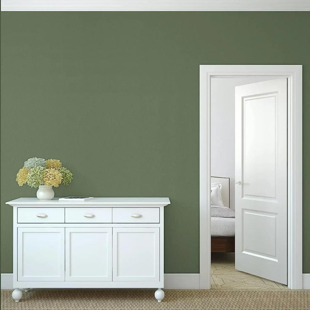 Green Wallpaper Self Adhesive and Removable Vinyl 3D Film Stick Paper To Apply Wall Home Decorative Liner Table and Door Reform