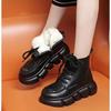 Nouvelles Bottes de Neige Fourrure Bottines Hiver Plus Velours Super Épaisses Chaussures en Coton Mode Garder au Chaud Imperméables Plateforme Chaussures Femme