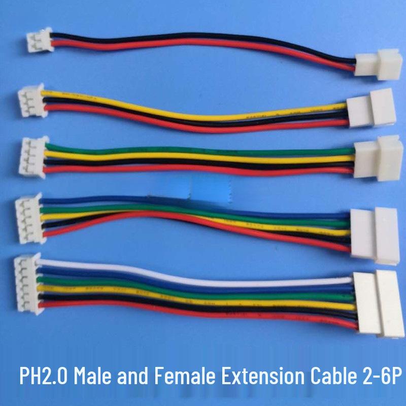 XH PH Male-Female Extension Cable 2.54mm/2.0mm/1.25mm, 2P-12P