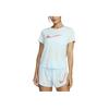 New Nike Dri Fit Regular T Shirt Women's Glacier Blue FV6373-474