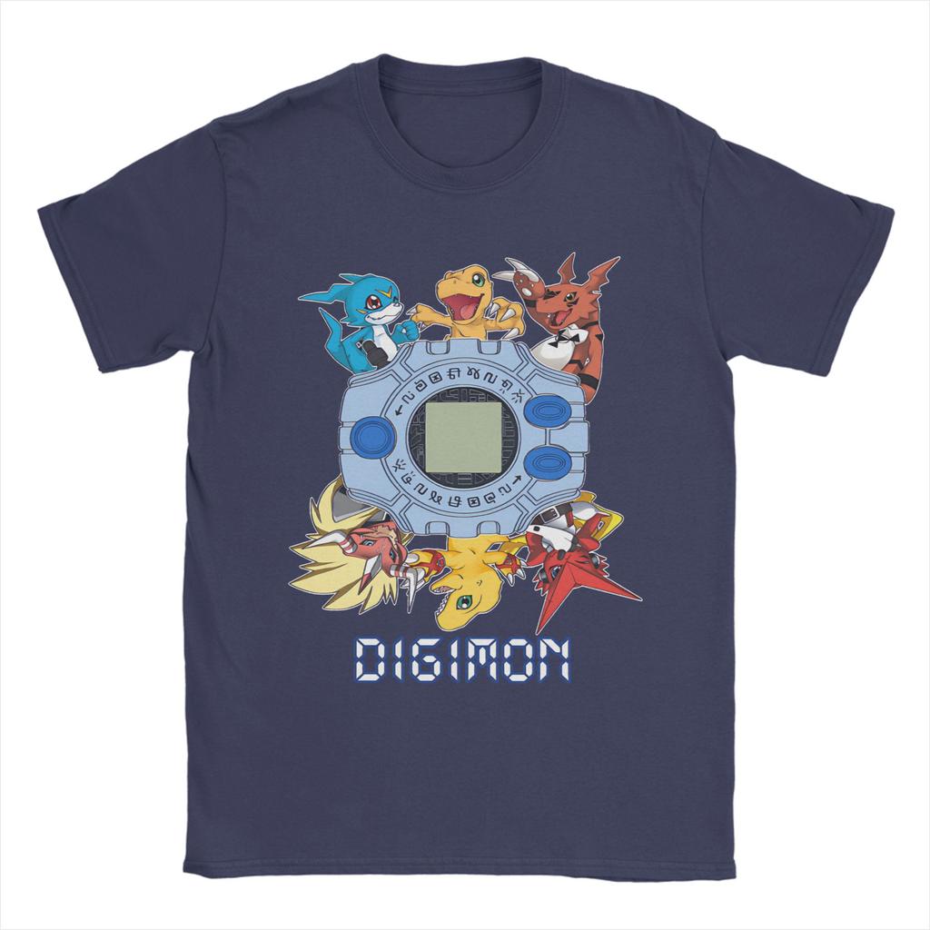 Men Women Digimon seasons T Shirts  Cotton Clothing Casual Short Sleeve Crewneck Tees Party T-Shirts