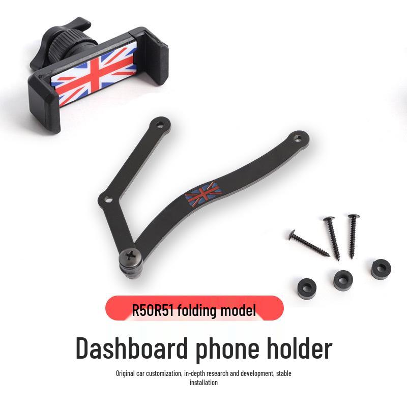 Supporto per telefono per cruscotto BMW Mini Cooper, Design pieghevole per R50/R55/F54
