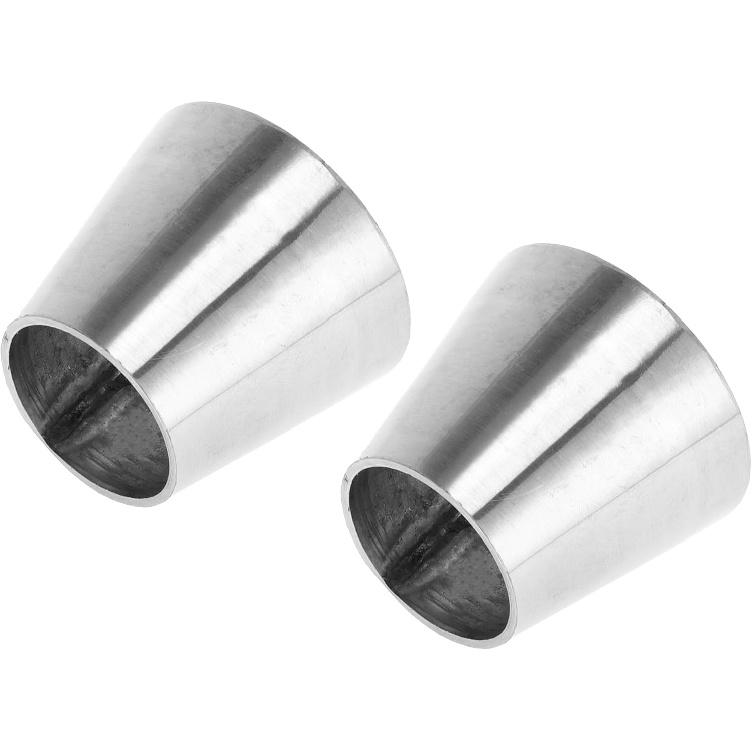 

Motoforti Mandrel Exhaust Bend Elbow Concentric Reducer Car Exhaust Pipe Tubing Piping Adapter 1 OD to 1.5 OD 304 Stainless Steel Silver Tone 2 Pcs