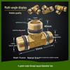 Copper Union with Inner/Outer Threads, Double Inner Thread Water Heater Connector Tee/Elbow Nipple, 46mm & 1" Thread, Different Diameters.
