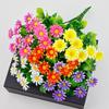Cross-Border Daisy Simulation Bouquet: Plastic Flowers for Outdoor Balcony, Living Room, and Dining Table Decoration