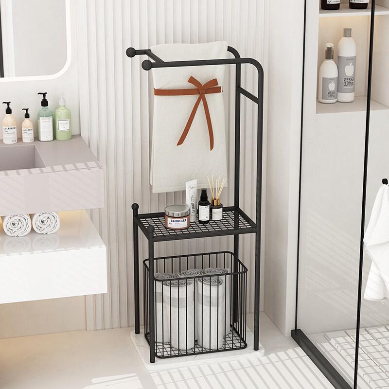 Movable Floor Bathtub Storage Rack