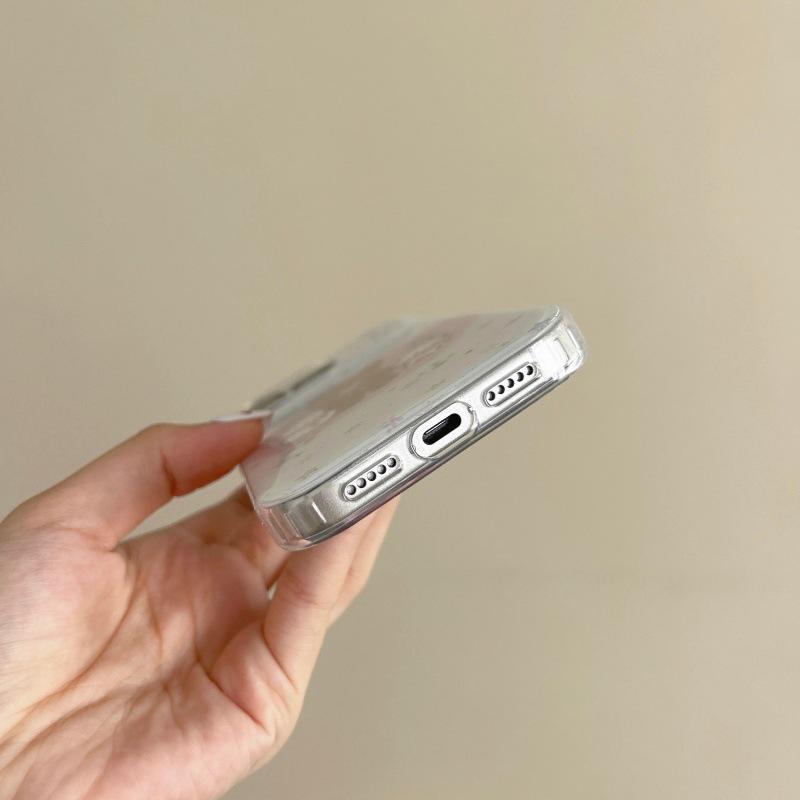 Korean Style Cute Bear Dog iPhone 16 Pro Max Case