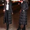 2026 Women's Winter Cold Coats Long Parkas Warm Down Basic Jacket Fashion Cotton Padded Outwear Female Hooded Windproof Overcoat
