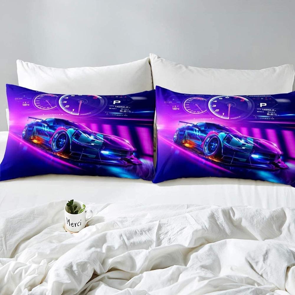 3pcs Bedding Set Print Comfortable Duvet Cover King Queen Twin Single Size Bithday Gift Bedroom Decoration