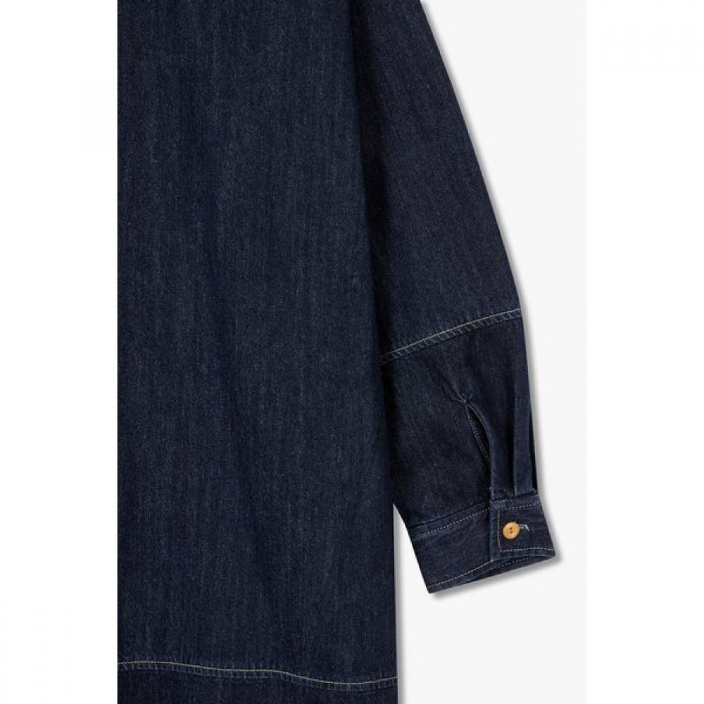 STUDIO TOMBOY Collar Neck Denim Tunic Dress 9106141101 